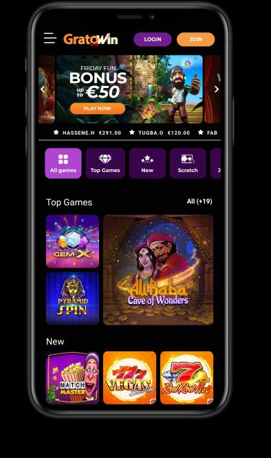 Gratowin Casino Mobile